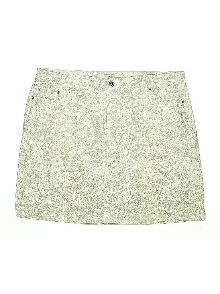 Cj Banks Paisley Green Skort Size 20 - photo 1