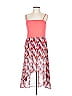 Charming Charlie Print Pink Casual Dress Size L - photo 1