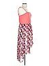 Charming Charlie Print Pink Casual Dress Size L - photo 3