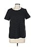Eri + Ali Black Short Sleeve Top Size L - photo 1