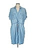 &Denim by H&M 100% Lyocell Blue Casual Dress Size M - photo 1