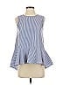 English Factory Silver Sleeveless Blouse Size XS - photo 1