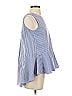 English Factory Silver Sleeveless Blouse Size XS - photo 3
