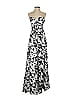 ML Monique Lhuillier 100% Polyester Silver Cocktail Dress Size 2 - photo 1