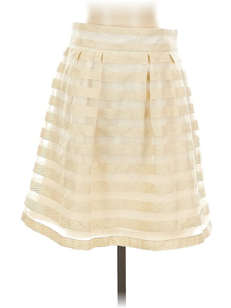 Pre-owned Ann Taylor Formal Skirt In White