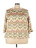 Alfred Dunner Ivory 3/4 Sleeve Top Size 3X - photo 1