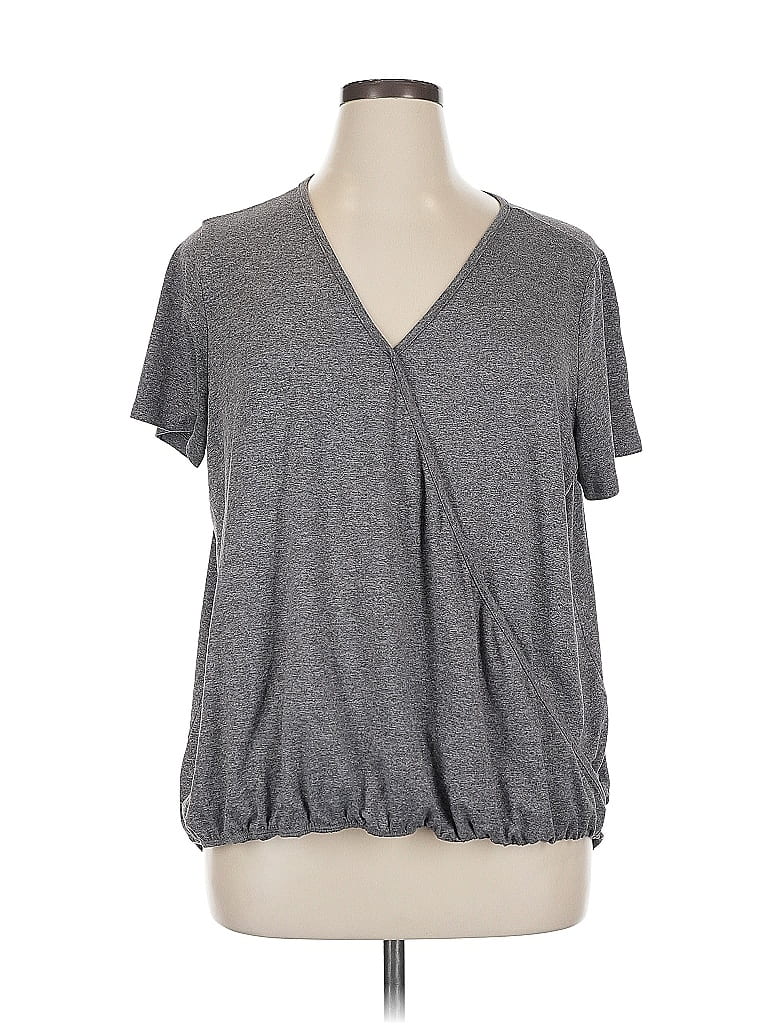 GILLI Pre-owned Short Sleeve T-shirt In Gray