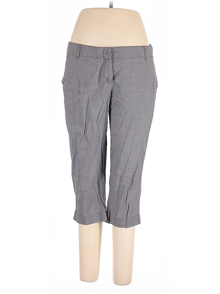 Pre-owned Jjill Linen Pants In Gray