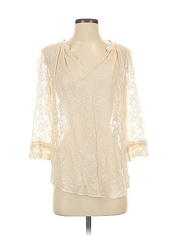 Rebecca Taylor 3/4 Sleeve Silk Top (view 1)