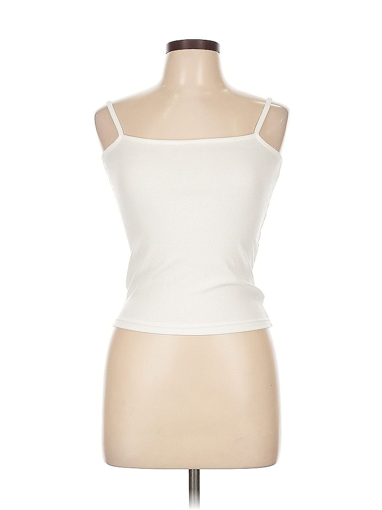Allegra K 100% Polyester Ivory White Tube Top Size L - photo 1