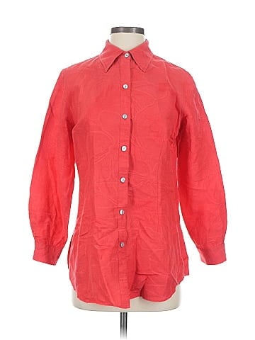 Chico's 3/4 Sleeve Button-Down Shirt (view 1)