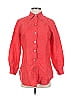 Chico's Red 3/4 Sleeve Button-Down Shirt Size Sm (0) - photo 1