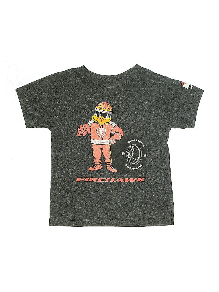 Pre-owned Assorted Brands Kids' Short Sleeve Top Gray Tops