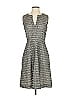 J.Crew 100% Cotton Houndstooth Gray Casual Dress Size 4 - photo 1