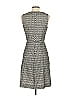 J.Crew 100% Cotton Houndstooth Gray Casual Dress Size 4 - photo 2