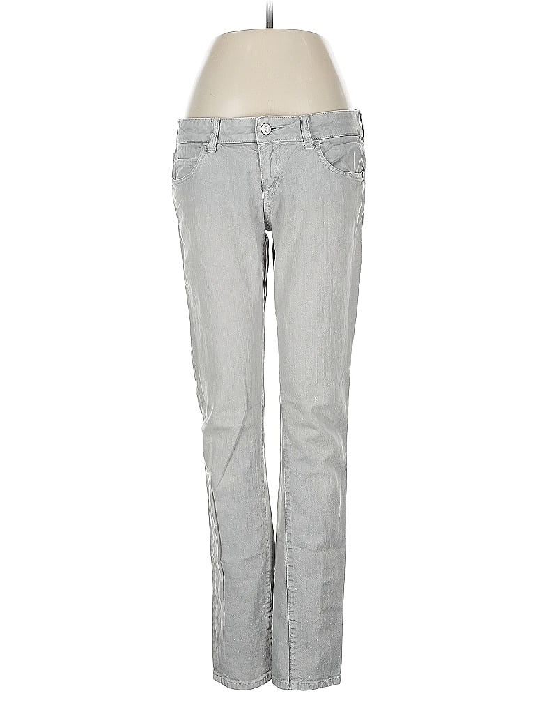 Pre-owned Pilcro And The Letterpress Jeans In Silver