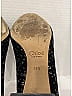 Chloé 100% Suede Stars Black Lauren Scalloped low Heels Size EU 38 1/2 - photo 6