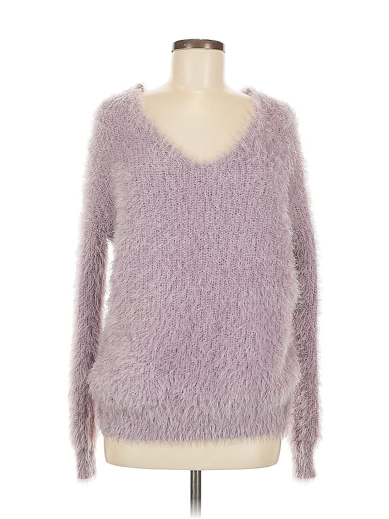 Charming Charlie Purple Pullover Sweater Size M - photo 1