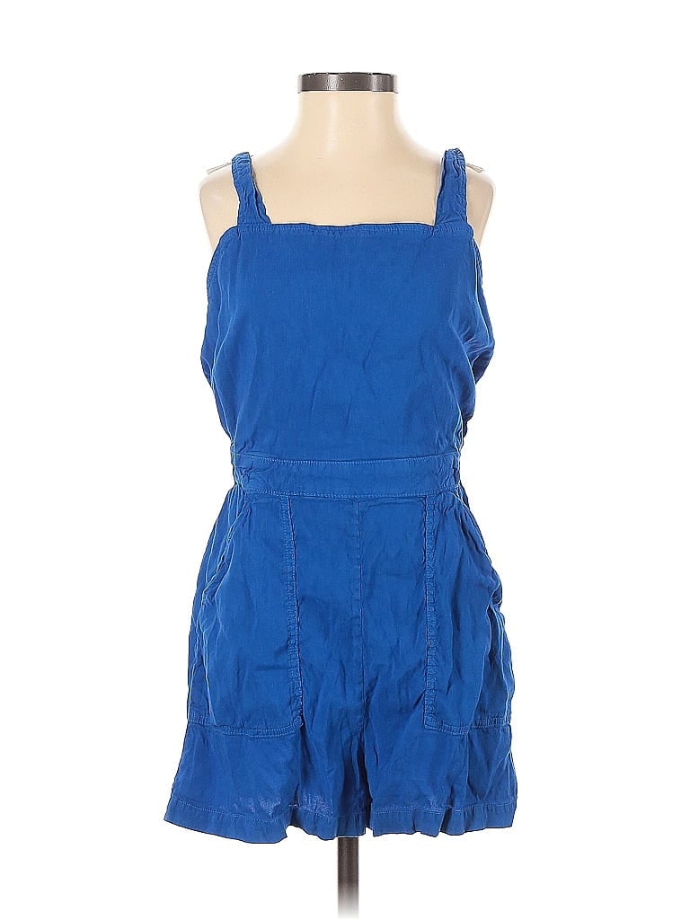 Pre-owned Zara Romper In Blue