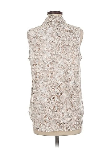 Ann Taylor Sleeveless Button-Down Shirt (view 2)