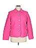Sigrid Olsen 100% Cotton Floral Pink Blazer Size XL - photo 1
