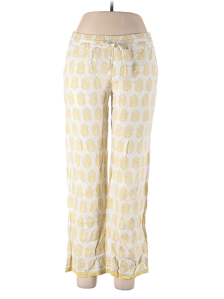 Click to view more detailed imagery on our partner's website Pre-owned Calypso St Barth Linen Pants In Yellow