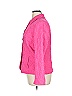 Sigrid Olsen 100% Cotton Floral Pink Blazer Size XL - photo 4
