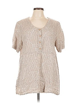 Flax Short Sleeve Blouse
