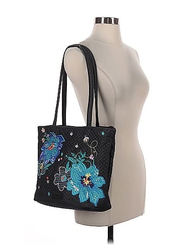 Vera Bradley Denim Navy Small Vera Tote (view 2)