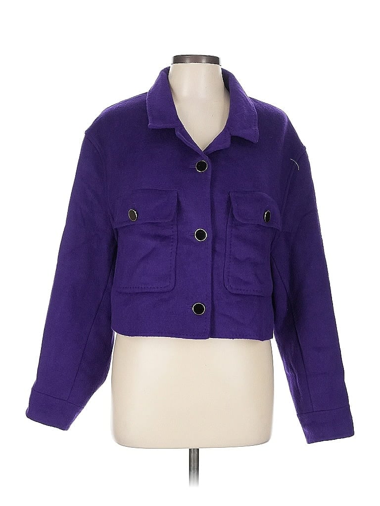 Pre-owned House Of Harlow 1960 Jacket In Purple