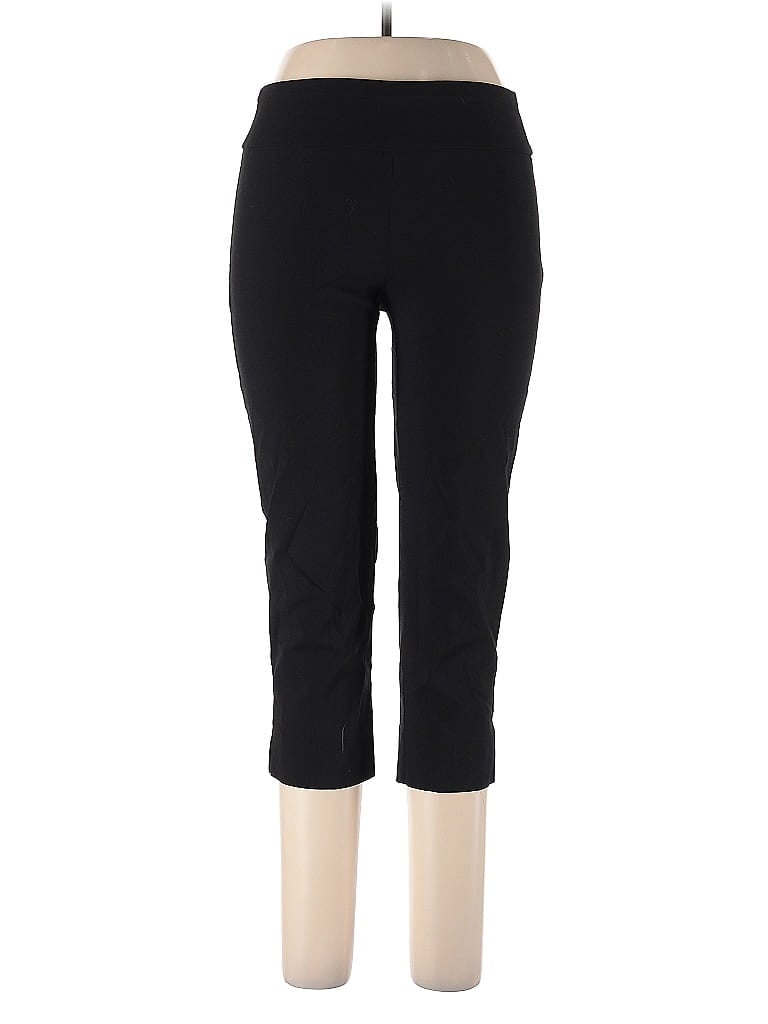 Zac & Rachel Solid Black Active Pants Size 10 - photo 1