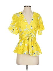 Tanya Taylor Short Sleeve Blouse