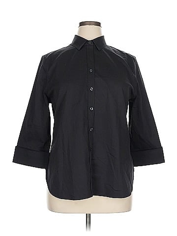 Chico's 3/4 Sleeve Button-Down Shirt (view 1)