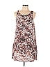 Hinge 100% Viscose Print Brown Casual Dress Size M - photo 1
