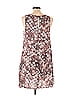 Hinge 100% Viscose Print Brown Casual Dress Size M - photo 2