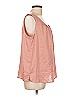 Talbots Outlet 100% Polyester Pink Sleeveless Blouse Size 1X - photo 3