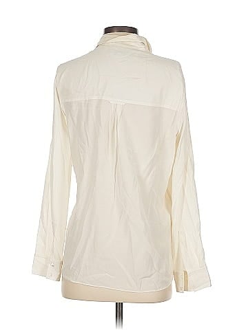 Rails Long Sleeve Silk Top (view 2)