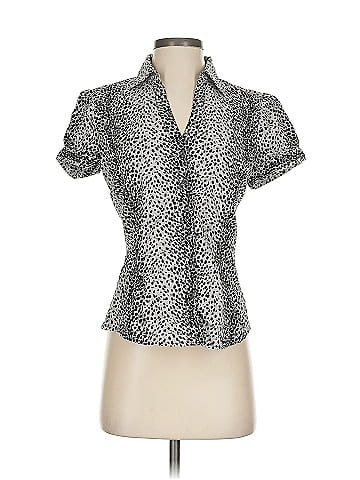 Express Design Studio Short Sleeve Blouse (view 1)