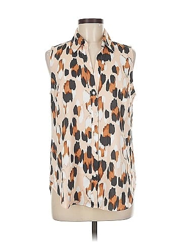 Ann Taylor Sleeveless Button-Down Shirt (view 1)