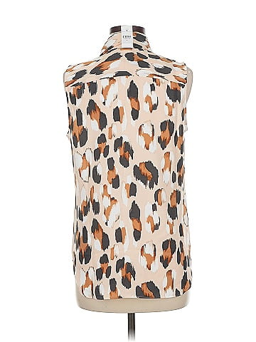 Ann Taylor Sleeveless Button-Down Shirt (view 2)