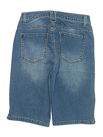 Curve Appeal Denim Shorts (view 2)