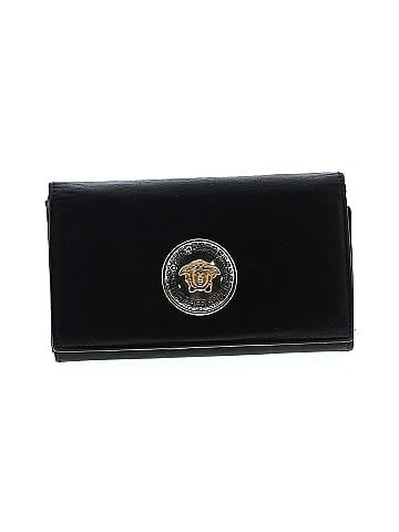Gianni Versace Vintage Leather Medusa Wallet (view 1)