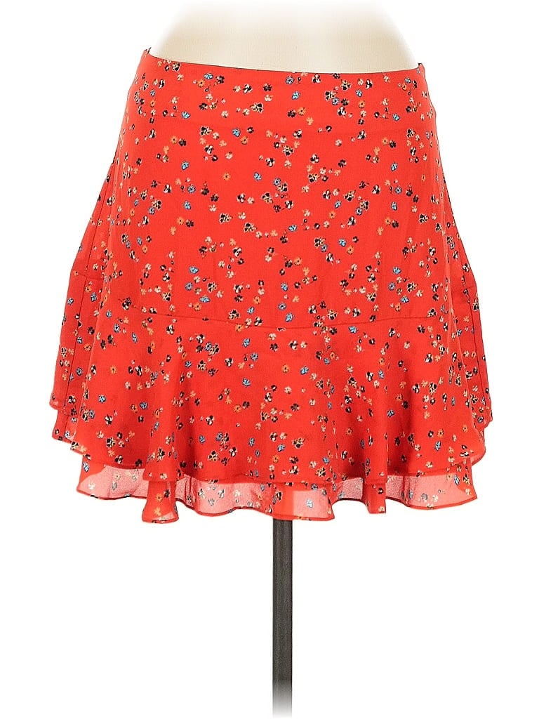 Pre-owned Aqua Casual Skirt In Red