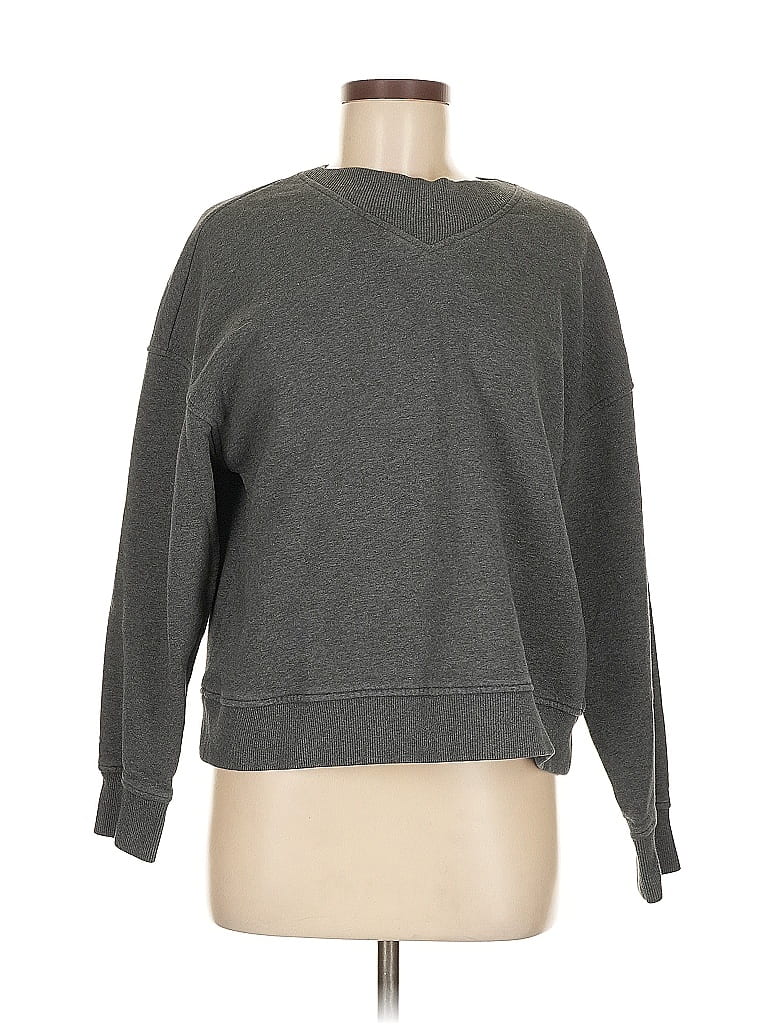 Pre-owned Banana Republic Sweatshirt In Gray