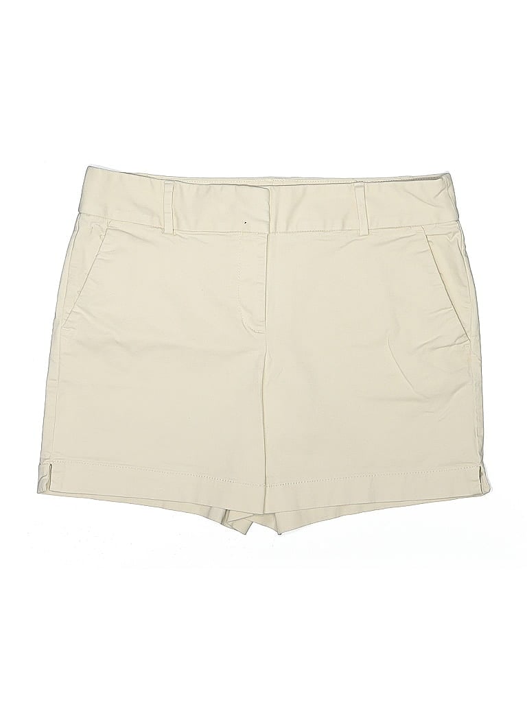 Pre-owned Ann Taylor Loft Khaki Shorts In White