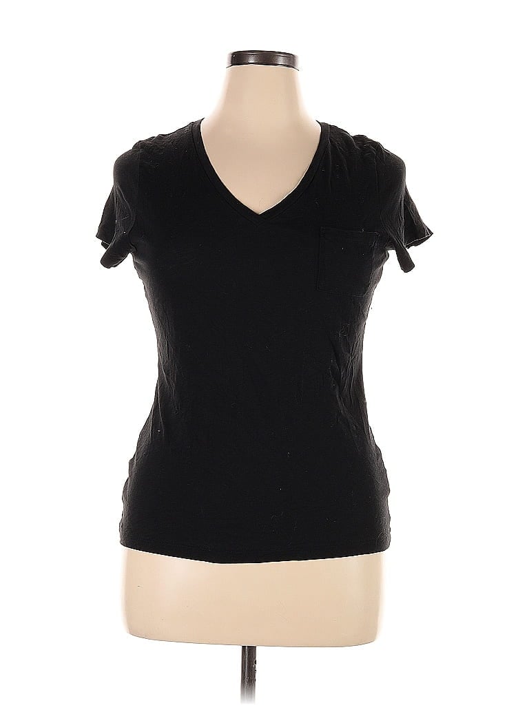 Pre-owned Max Studio Sleeveless T-shirt In Black