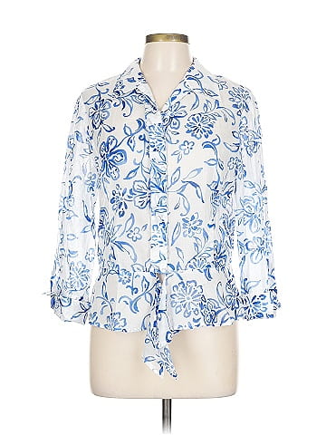 Jones New York Signature 3/4 Sleeve Blouse (view 1)