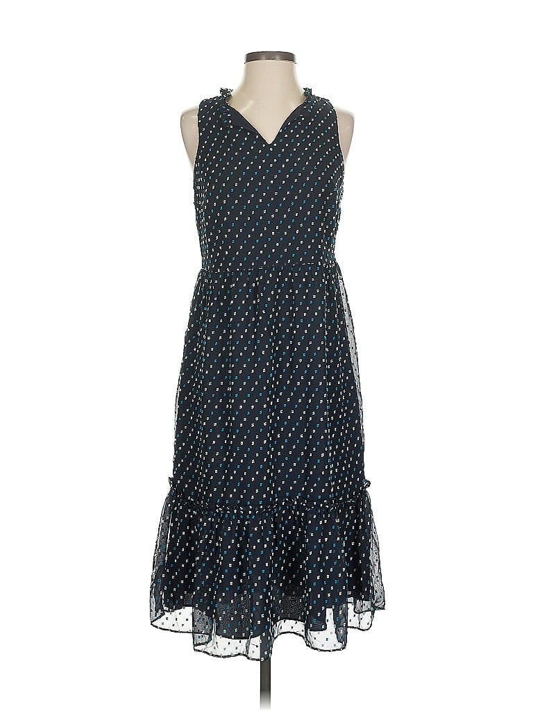 Pre-owned Ann Taylor Loft Outlet Casual Dress In Blue