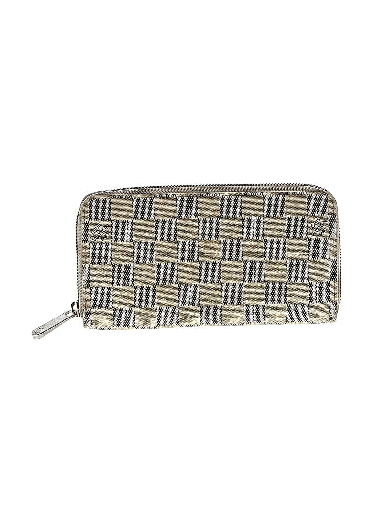 Louis Vuitton 100% Coated Canvas Gray Ivory Damier Azur Zippy Wallet One size - photo 1