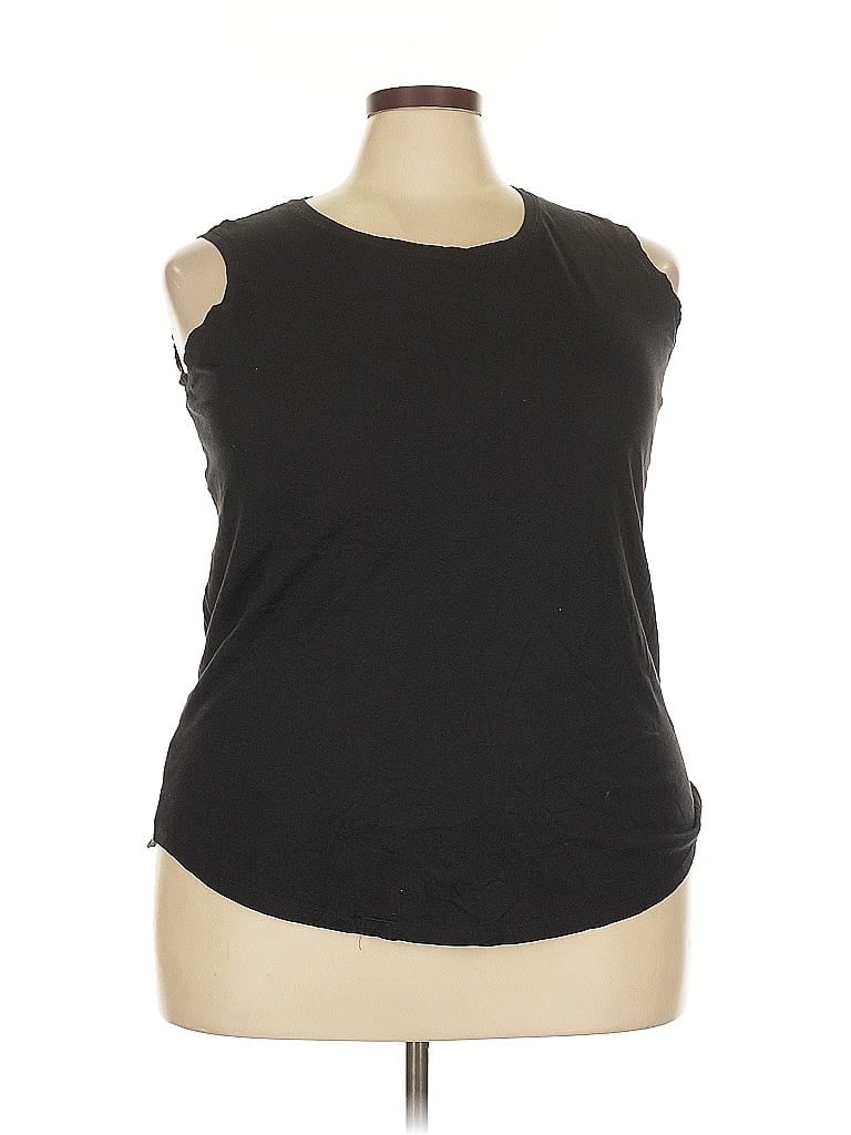 Pre-owned Member's Mark Sleeveless T-shirt In Black